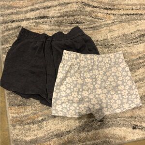 2 pairs of loose fitted kids summer shorts